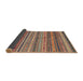 Thickness of Contemporary Chestnut Brown Southwestern Rug, con804