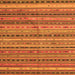 Serging Thickness of Southwestern Orange Country Rug, con804org