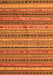 Serging Thickness of Machine Washable Southwestern Orange Country Area Rugs, wshcon804org