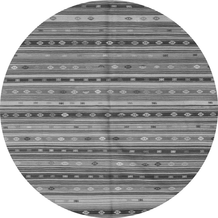 Square Southwestern Gray Country Rug, con804gry