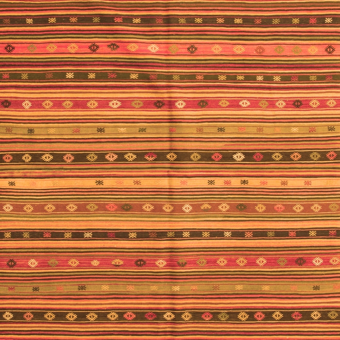 Southwestern Orange Country Rug, con804org