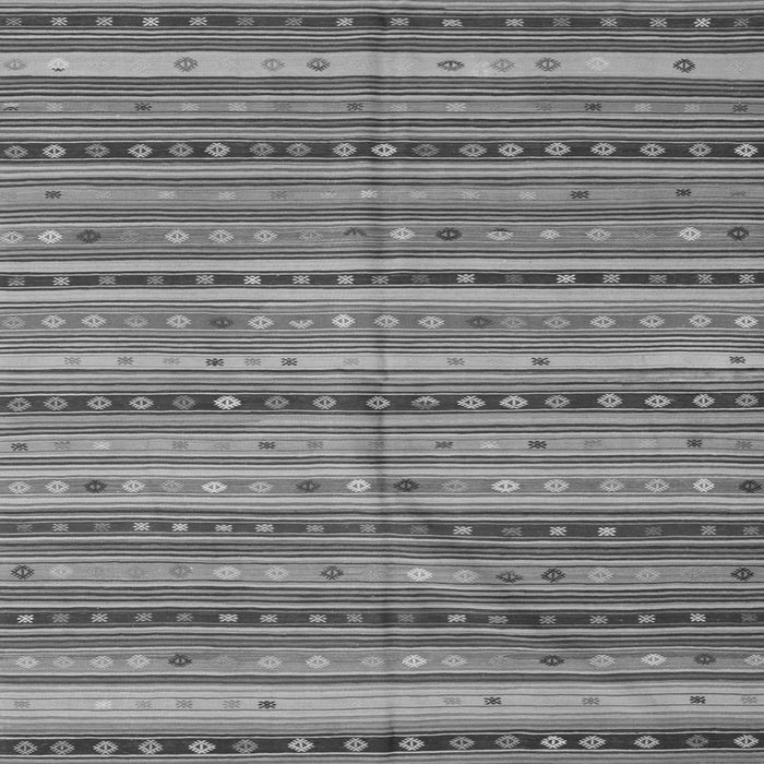 Serging Thickness of Southwestern Gray Country Rug, con804gry