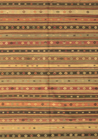 Southwestern Brown Country Rug, con804brn