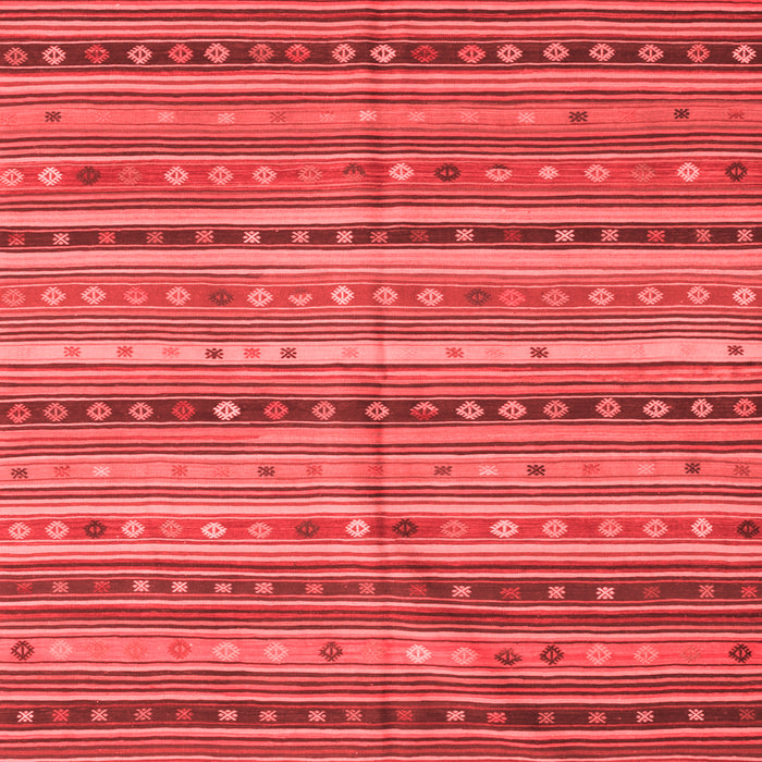 Machine Washable Southwestern Red Country Rug, wshcon804red