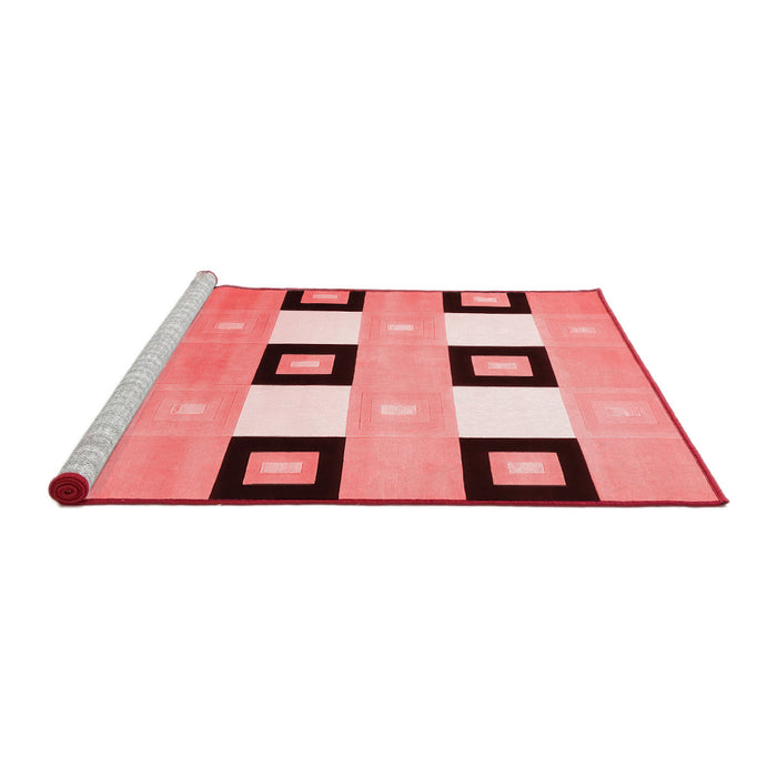 Modern Red Washable Rugs