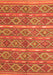 Serging Thickness of Machine Washable Oriental Orange Traditional Area Rugs, wshcon806org