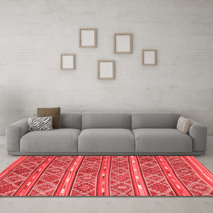Traditional Red Washable Rugs
