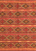 Serging Thickness of Machine Washable Oriental Orange Traditional Area Rugs, wshcon807org