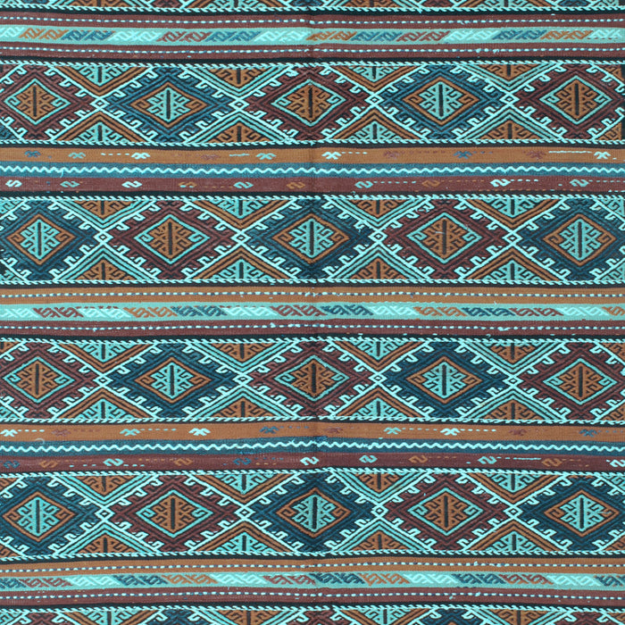 Oriental Light Blue Traditional Rug, con807lblu