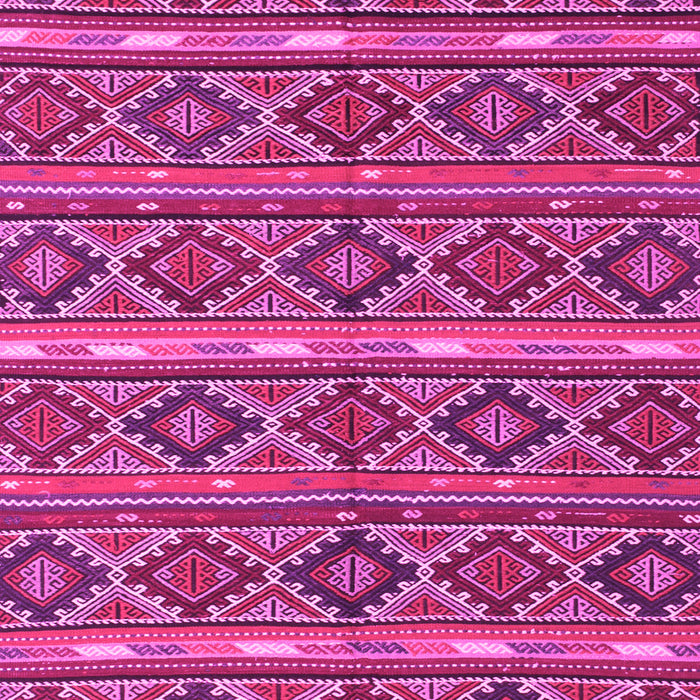 Machine Washable Oriental Pink Traditional Rug, wshcon807pnk