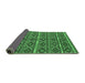 Sideview of Oriental Emerald Green Traditional Rug, con807emgrn