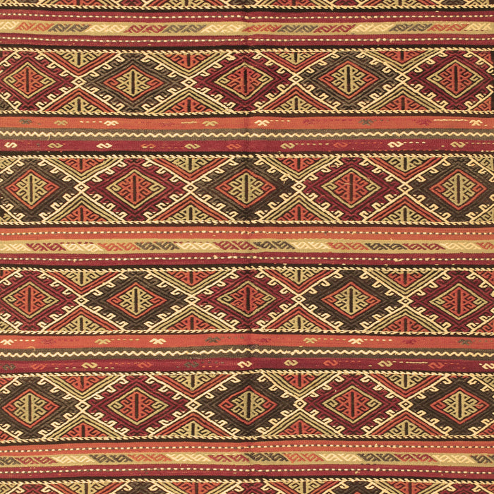 Machine Washable Oriental Brown Traditional Rug, wshcon807brn