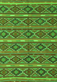 Oriental Green Traditional Rug, con807grn