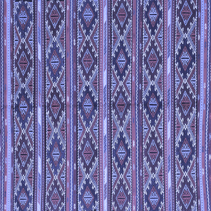 Square Oriental Blue Traditional Rug, con807blu