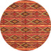 Machine Washable Oriental Orange Traditional Area Rugs, wshcon807org