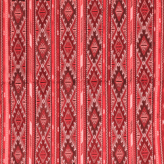 Machine Washable Oriental Red Traditional Rug, wshcon807red