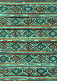 Oriental Turquoise Traditional Rug, con807turq