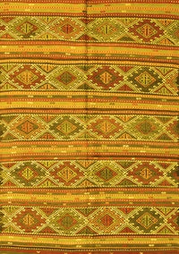 Oriental Yellow Traditional Rug, con808yw