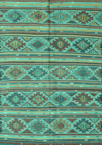 Oriental Turquoise Traditional Rug, con808turq