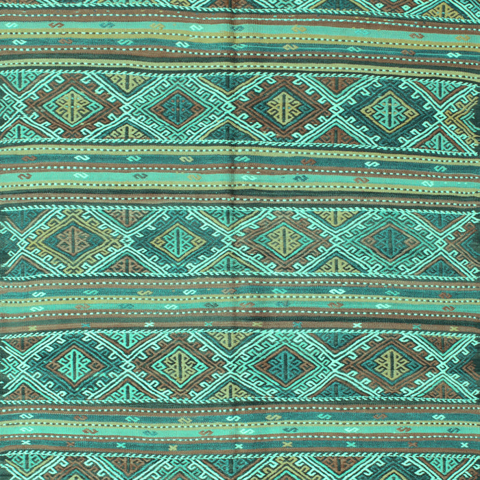 Oriental Turquoise Traditional Rug, con808turq