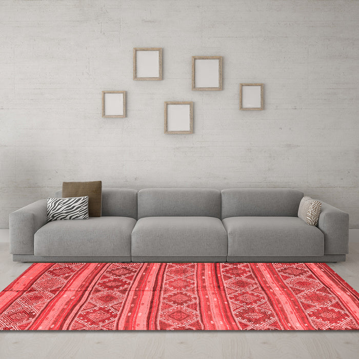 Traditional Red Washable Rugs