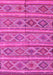 Machine Washable Oriental Pink Traditional Rug, wshcon808pnk