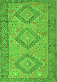 Oriental Green Traditional Rug, con809grn