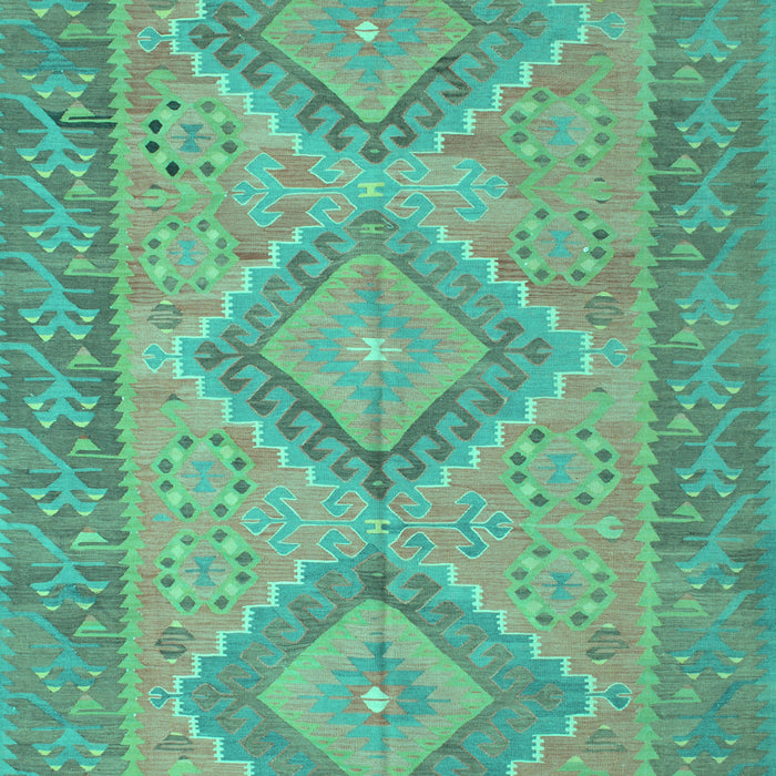 Oriental Turquoise Traditional Rug, con809turq