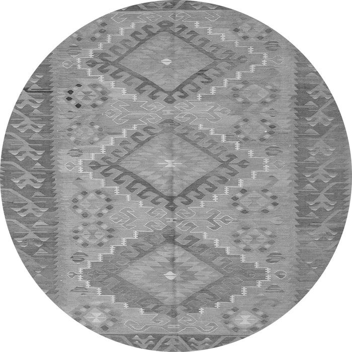 Machine Washable Oriental Gray Traditional Rug, wshcon809gry