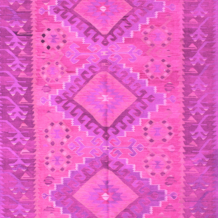 Machine Washable Oriental Pink Traditional Rug, wshcon809pnk