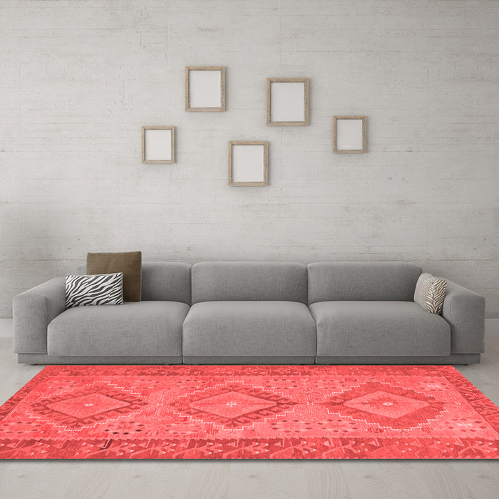 Traditional Red Washable Rugs