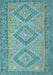 Oriental Light Blue Traditional Rug, con809lblu