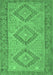 Oriental Emerald Green Traditional Rug, con809emgrn