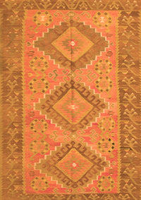 Oriental Orange Traditional Rug, con809org