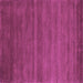 Square Abstract Purple Contemporary Rug, con80pur