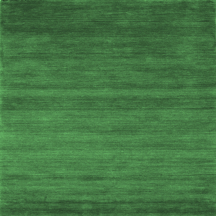 Square Abstract Emerald Green Contemporary Rug, con80emgrn
