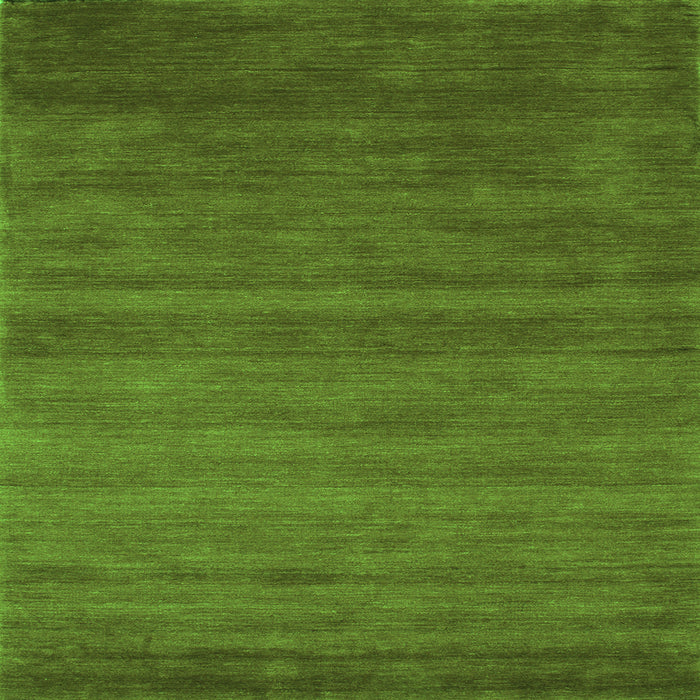 Serging Thickness of Abstract Green Contemporary Rug, con80grn