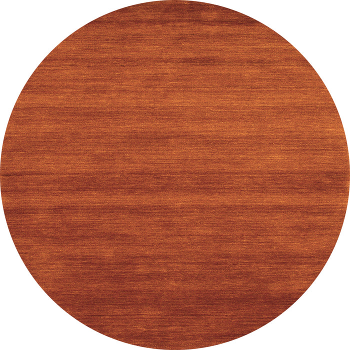 Square Abstract Orange Contemporary Rug, con80org