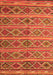 Serging Thickness of Machine Washable Oriental Orange Traditional Area Rugs, wshcon810org