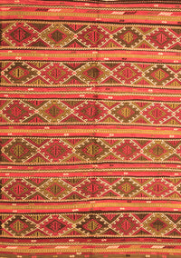 Oriental Orange Traditional Rug, con810org