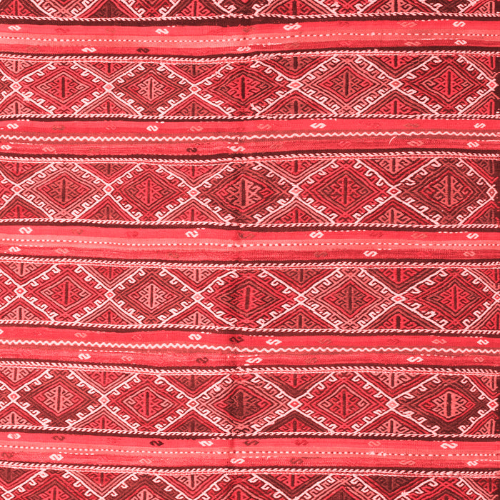 Machine Washable Oriental Red Traditional Rug, wshcon810red