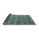 Sideview of Oriental Light Blue Traditional Rug, con810lblu