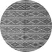 Machine Washable Oriental Gray Traditional Rug, wshcon810gry