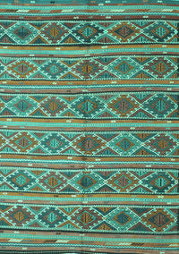 Oriental Turquoise Traditional Rug, con810turq