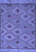 Machine Washable Oriental Blue Traditional Rug, wshcon811blu