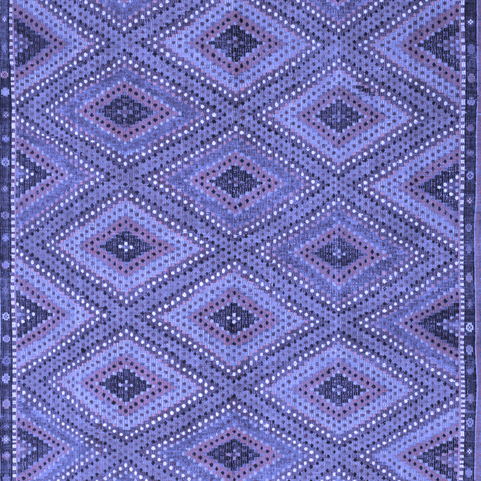 Machine Washable Oriental Blue Traditional Rug, wshcon811blu