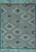 Oriental Light Blue Traditional Rug, con811lblu