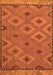 Oriental Orange Traditional Rug, con811org