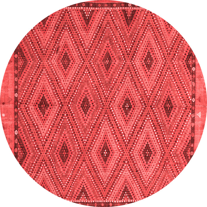 Machine Washable Oriental Red Traditional Rug, wshcon811red