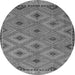 Square Oriental Gray Traditional Rug, con811gry